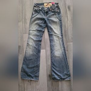 7 For All Mankind Women's Flare Jeans in Gray